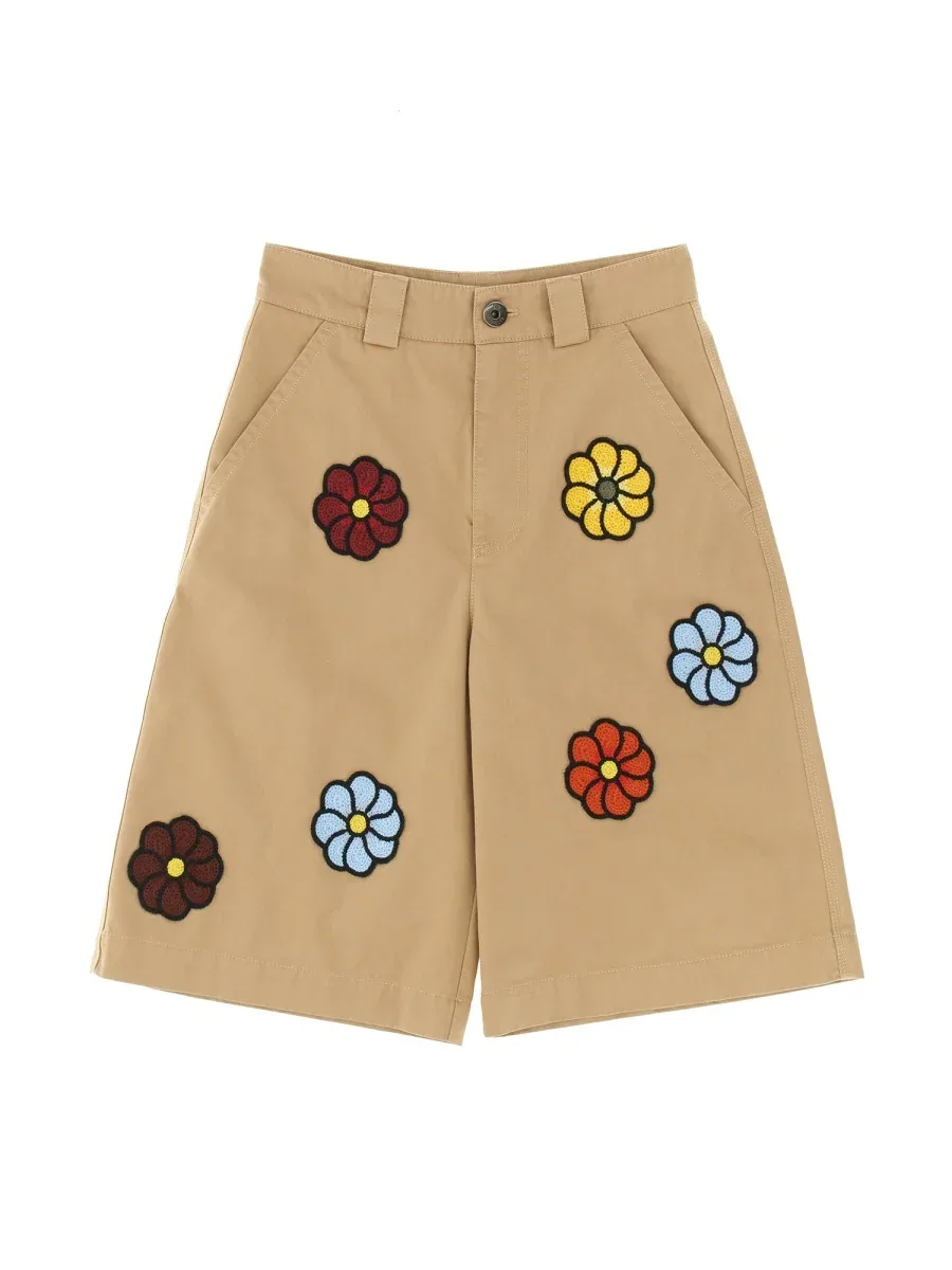 Cotton Bermuda Shorts by Moncler Genius