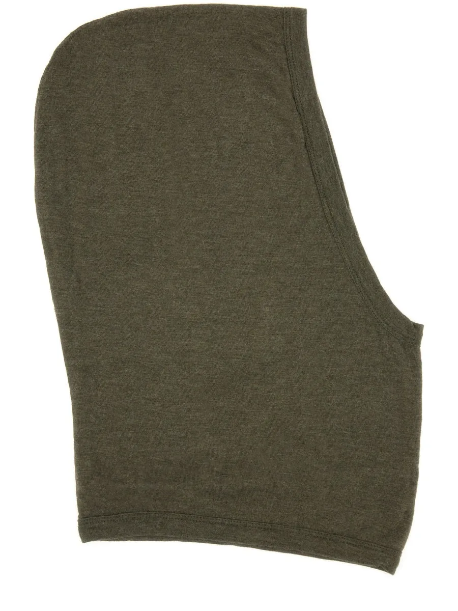 Knitted Viscose Hood Winter Hat by Rick Owens