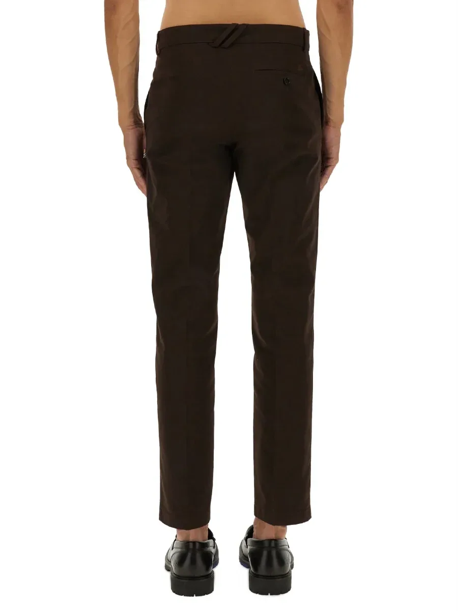 Cotton Chino Trousers by Burberry