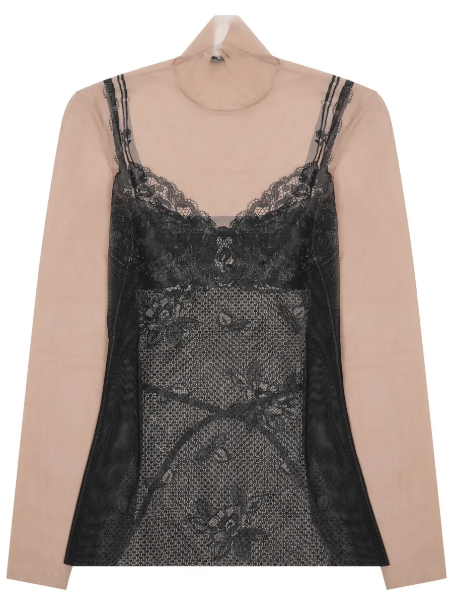 Stretch Polyamide Lingerie Tank by Balenciaga