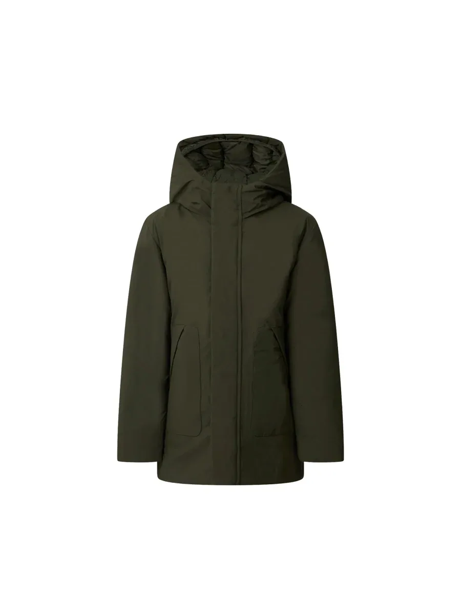 Hooded Polyester Raincoat by Save The Duck