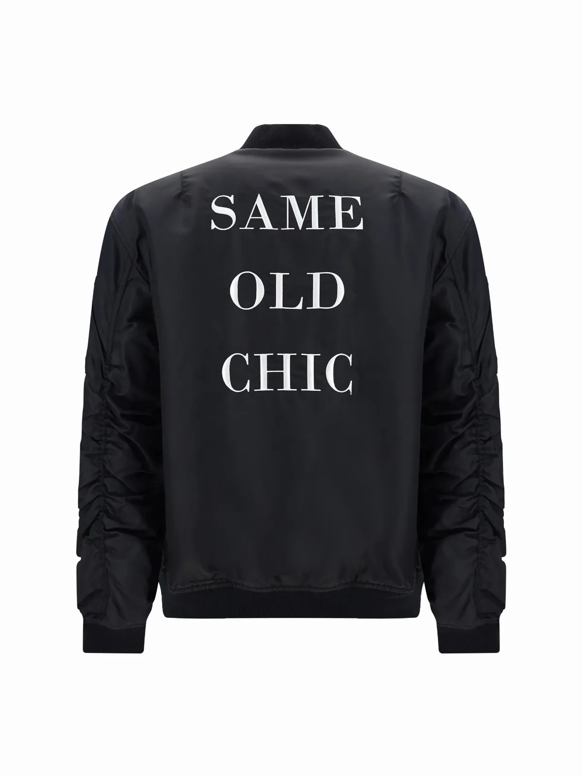 Quilted Polyamide Bomber Jacket by Moschino