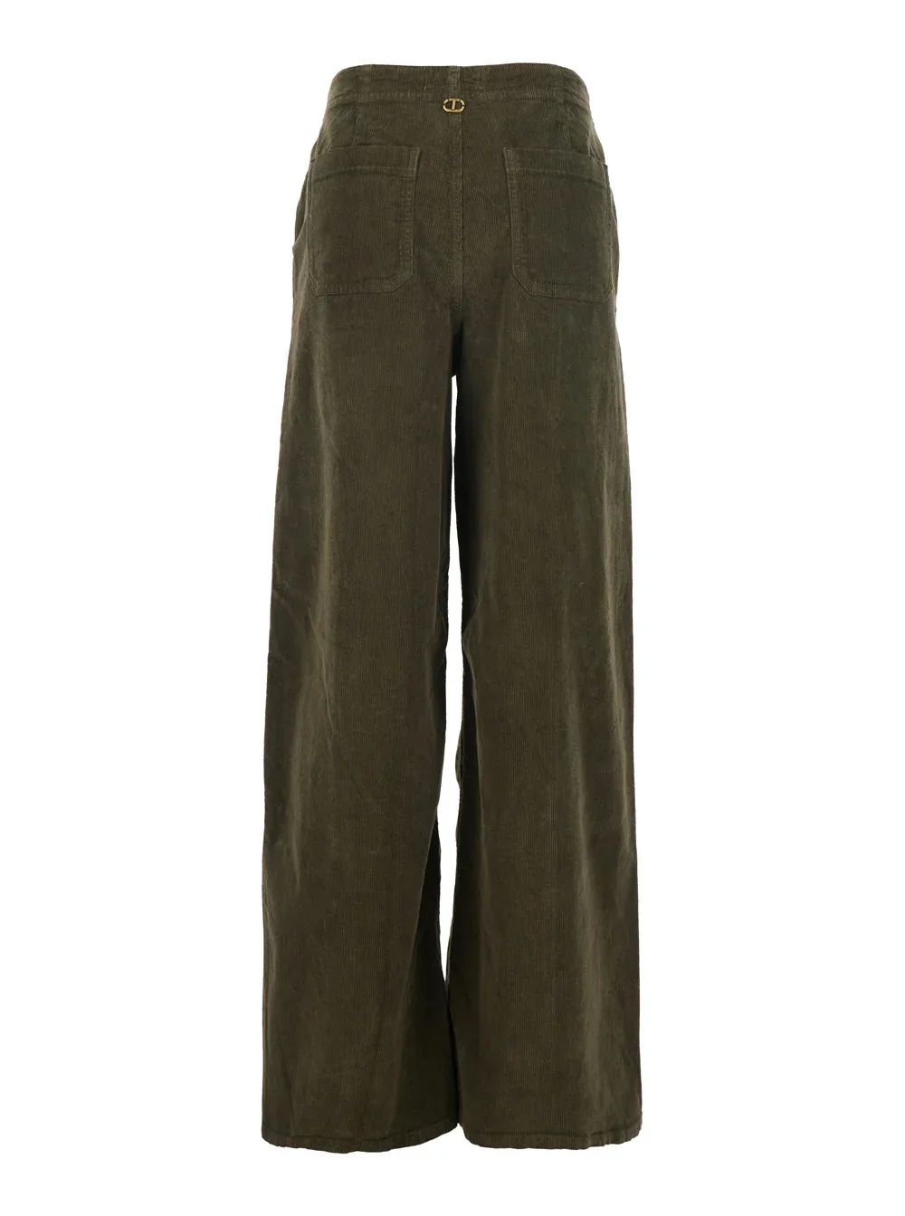 Ribbed Velvet Trousers by Twinset