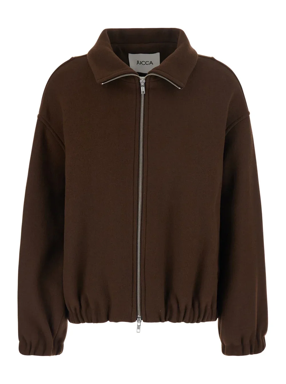 Wool Blend Bomber Jacket by Jucca