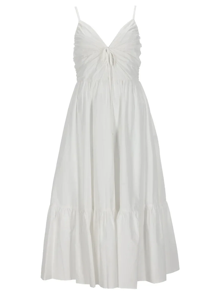 Organic Cotton V-Neck Dress by MICHAEL Michael Kors