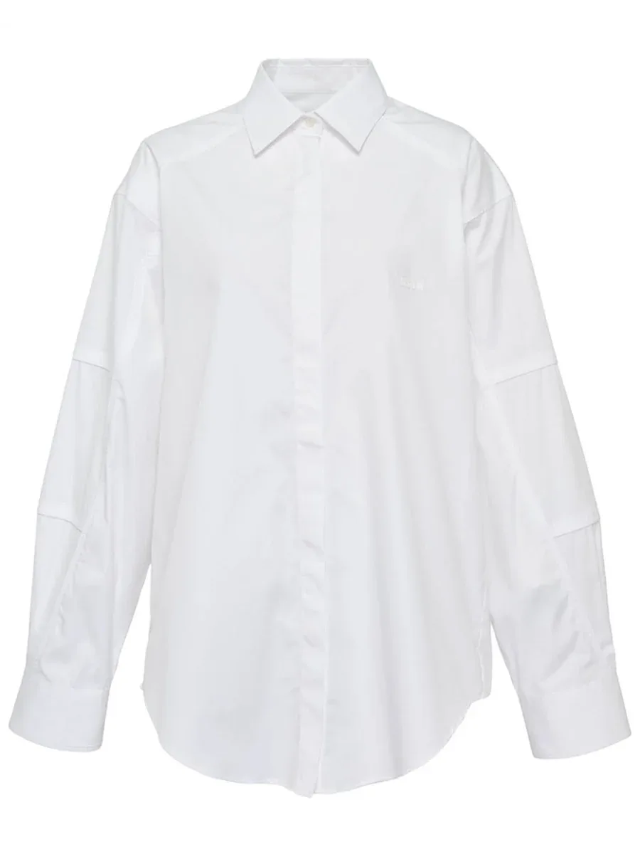 Logo-Embroidered Cotton Shirt