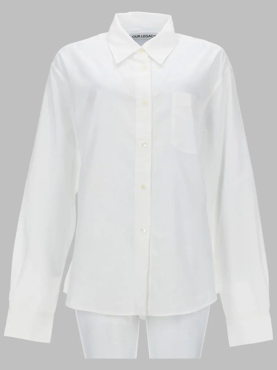 Lyocell Cotton Blend Shirt by Our Legacy