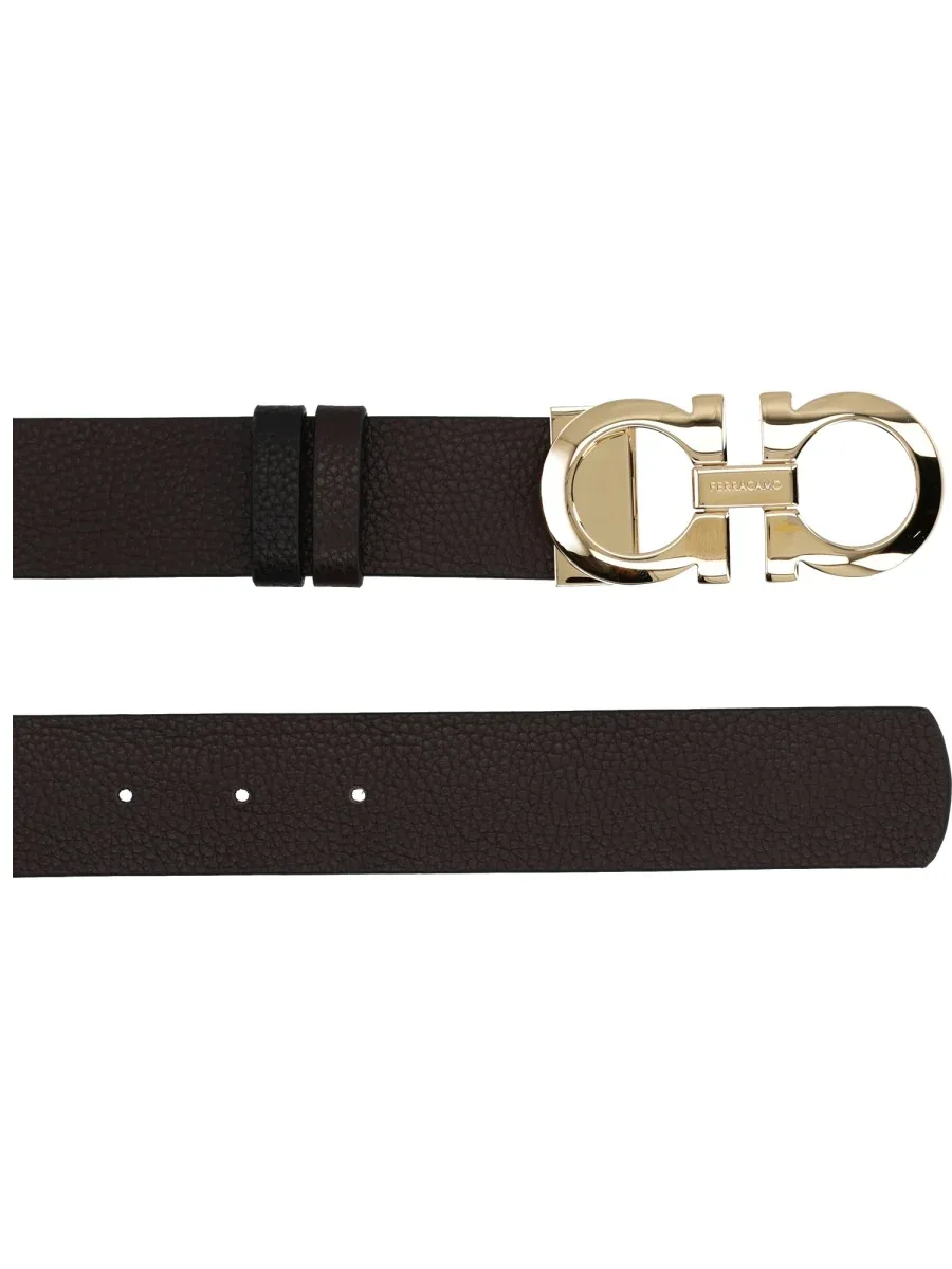 Reversible Leather Belt by Ferragamo