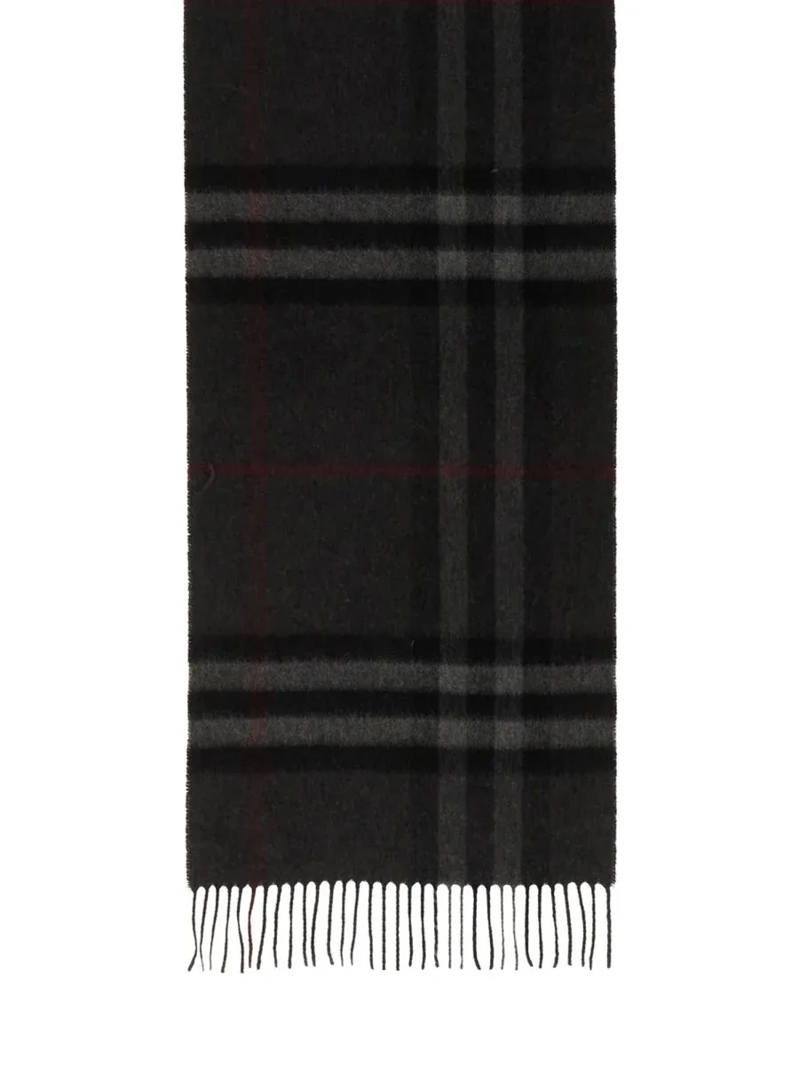 Cashmere Check Scarf by Burberry