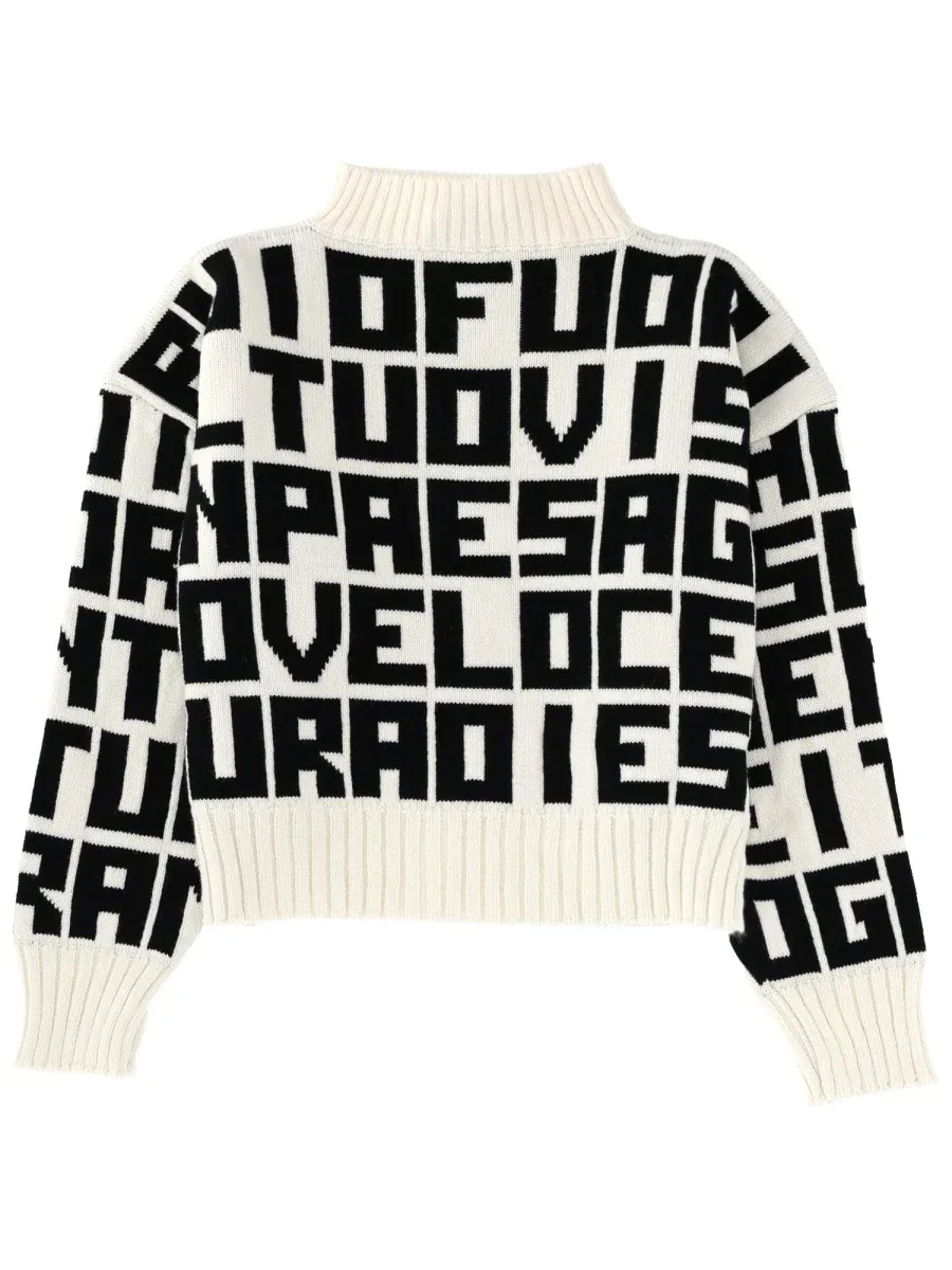 Virgin Wool Blend Sweater by MSGM