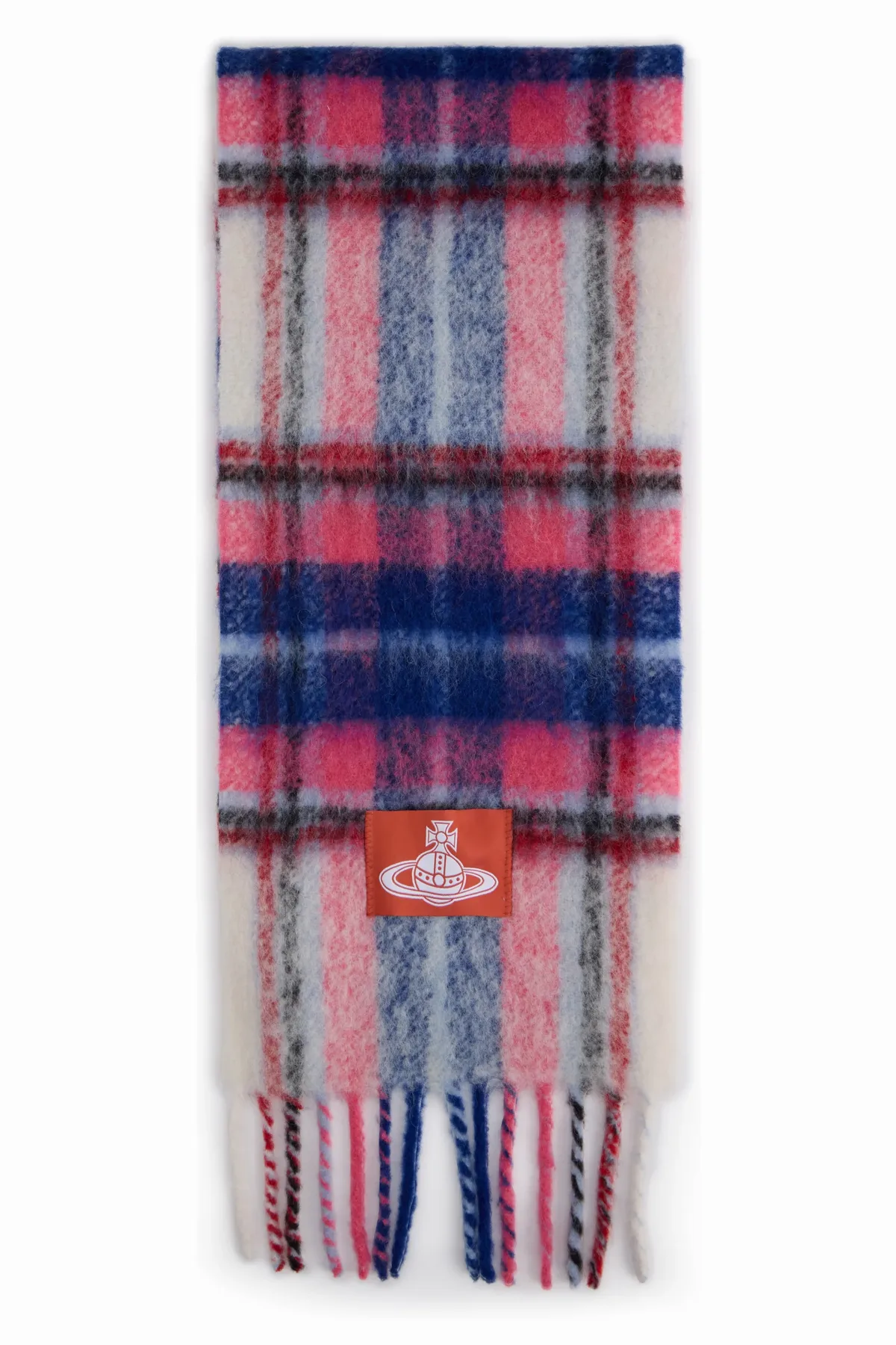 Checkered Alpaca Wool Scarf by Vivienne Westwood