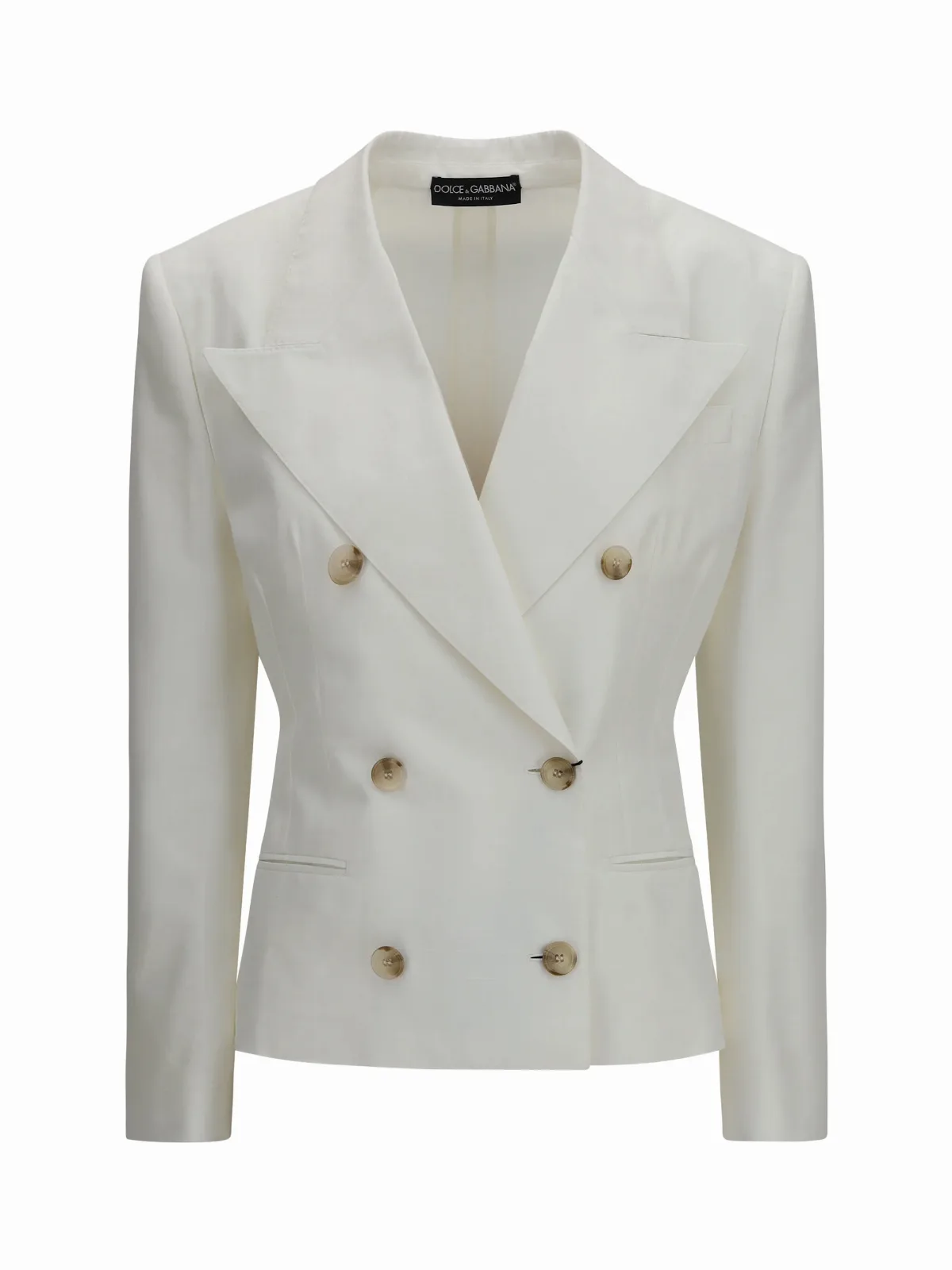 Double-Breasted Cotton Blazer by Dolce & Gabbana