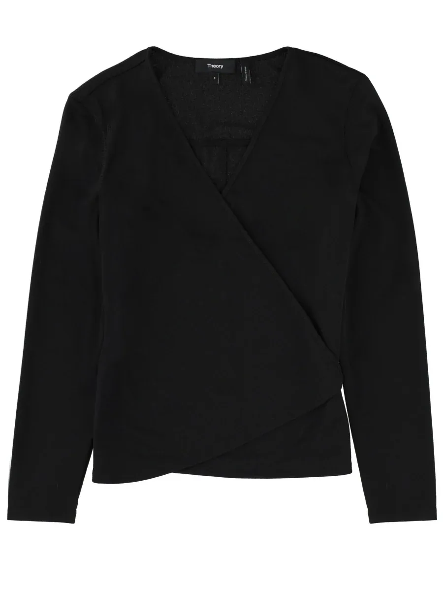 Lace-Up Sweater by Theory