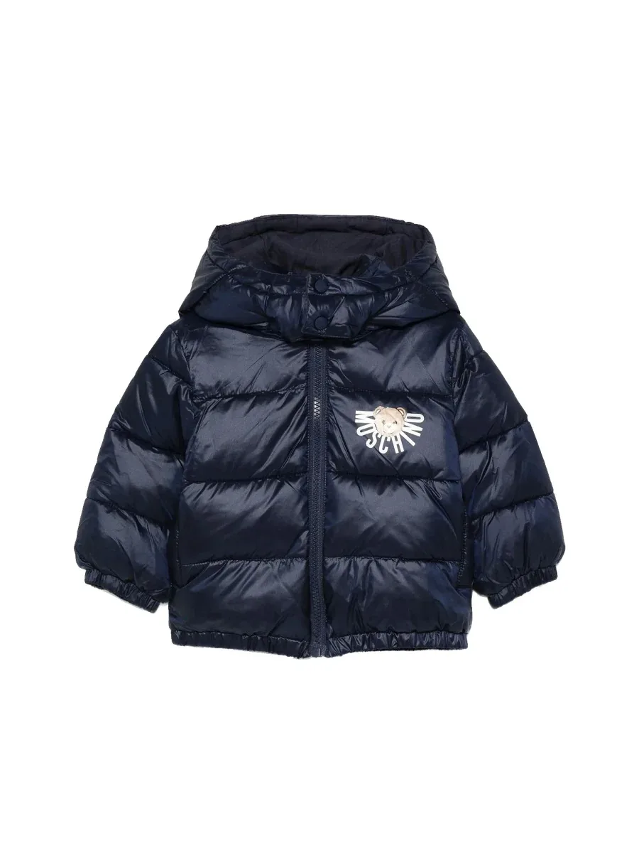 Logo-Detail Polyamide Jacket by Moschino