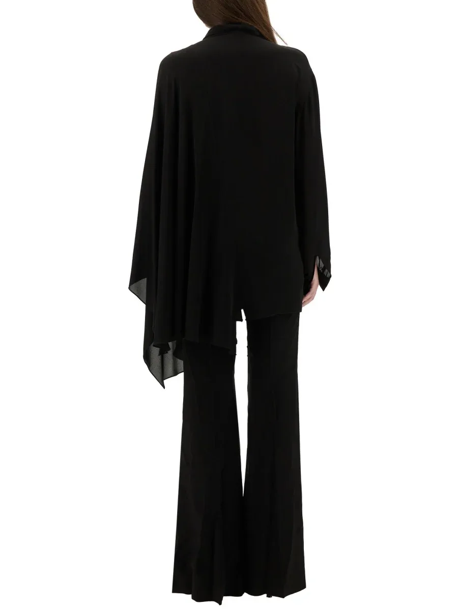 Silk with Attached Scarf Blouse by Balenciaga