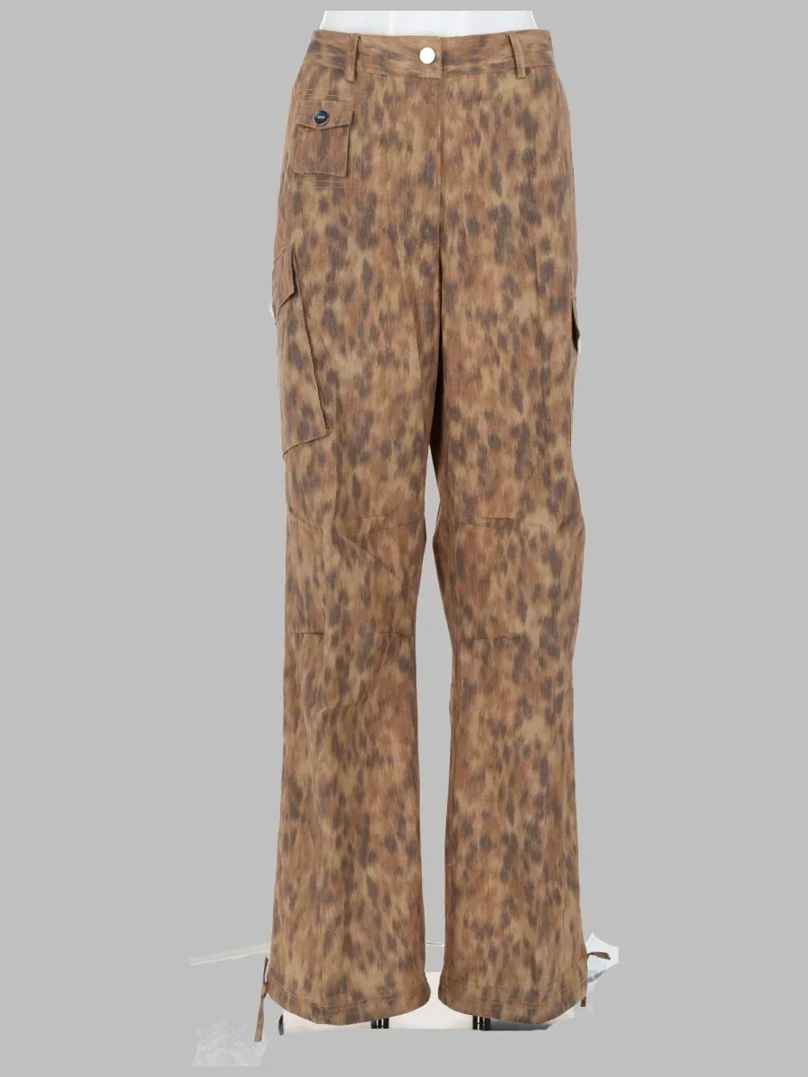 Organic Cotton Cargo Trousers by Ganni