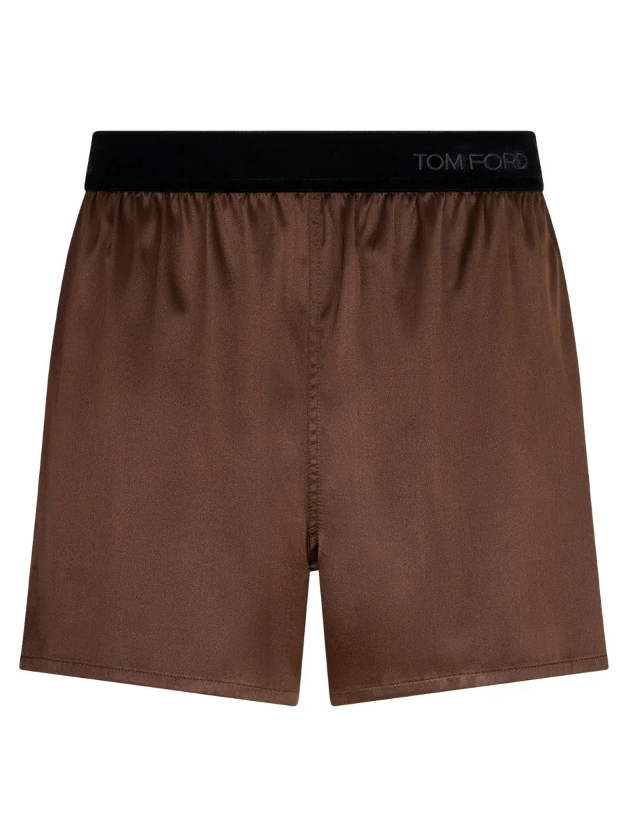 Silk Pajama Shorts by Tom Ford