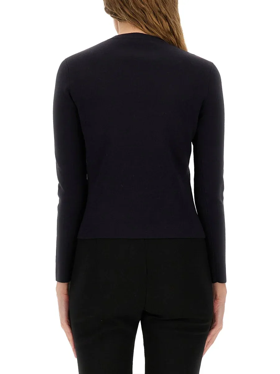 Logo-Knit Viscose Sweater by Max Mara