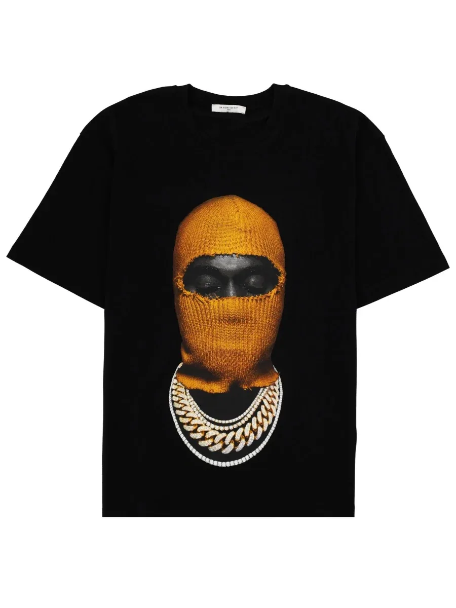 Printed Cotton T-Shirt by Ih Nom Uh Nit