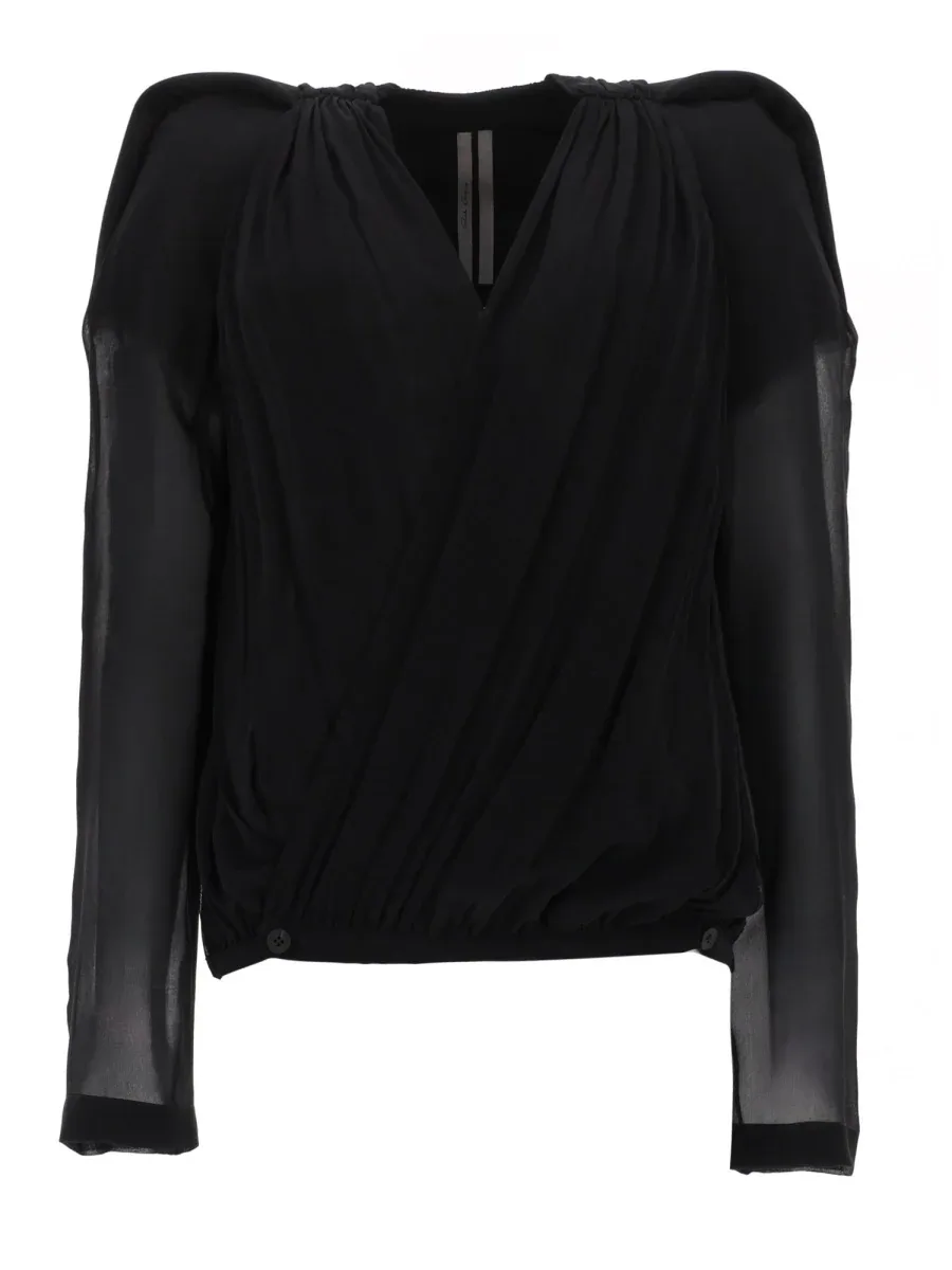 Silk-Lined Cotton Jacket by Rick Owens
