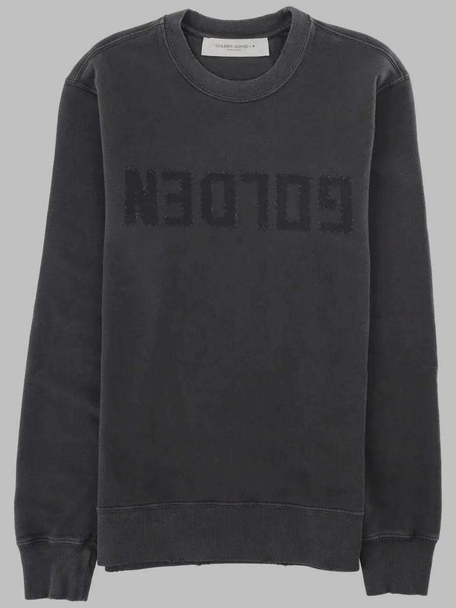 Cotton Regular Fit Sweatshirt by Golden Goose