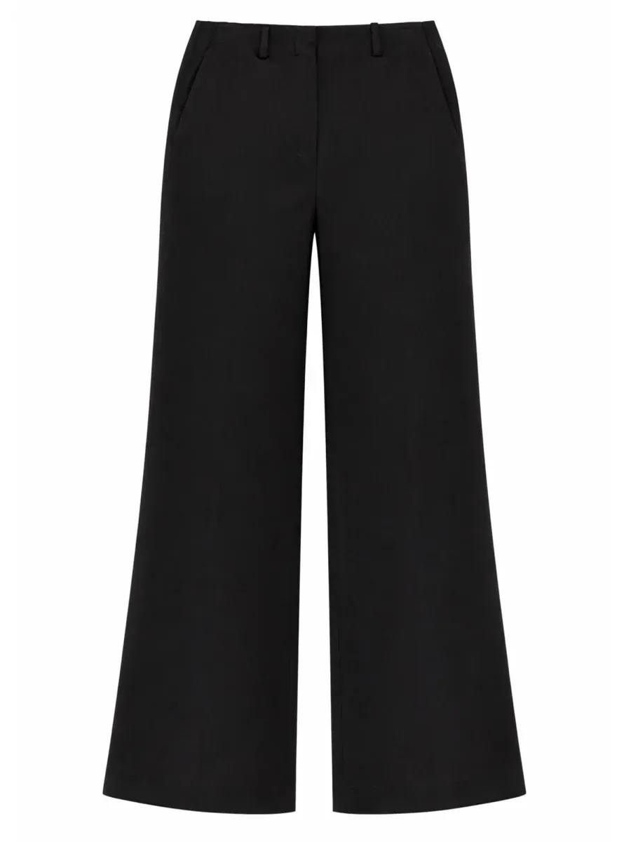 Loose-Fit Triacetate Trousers by Theory