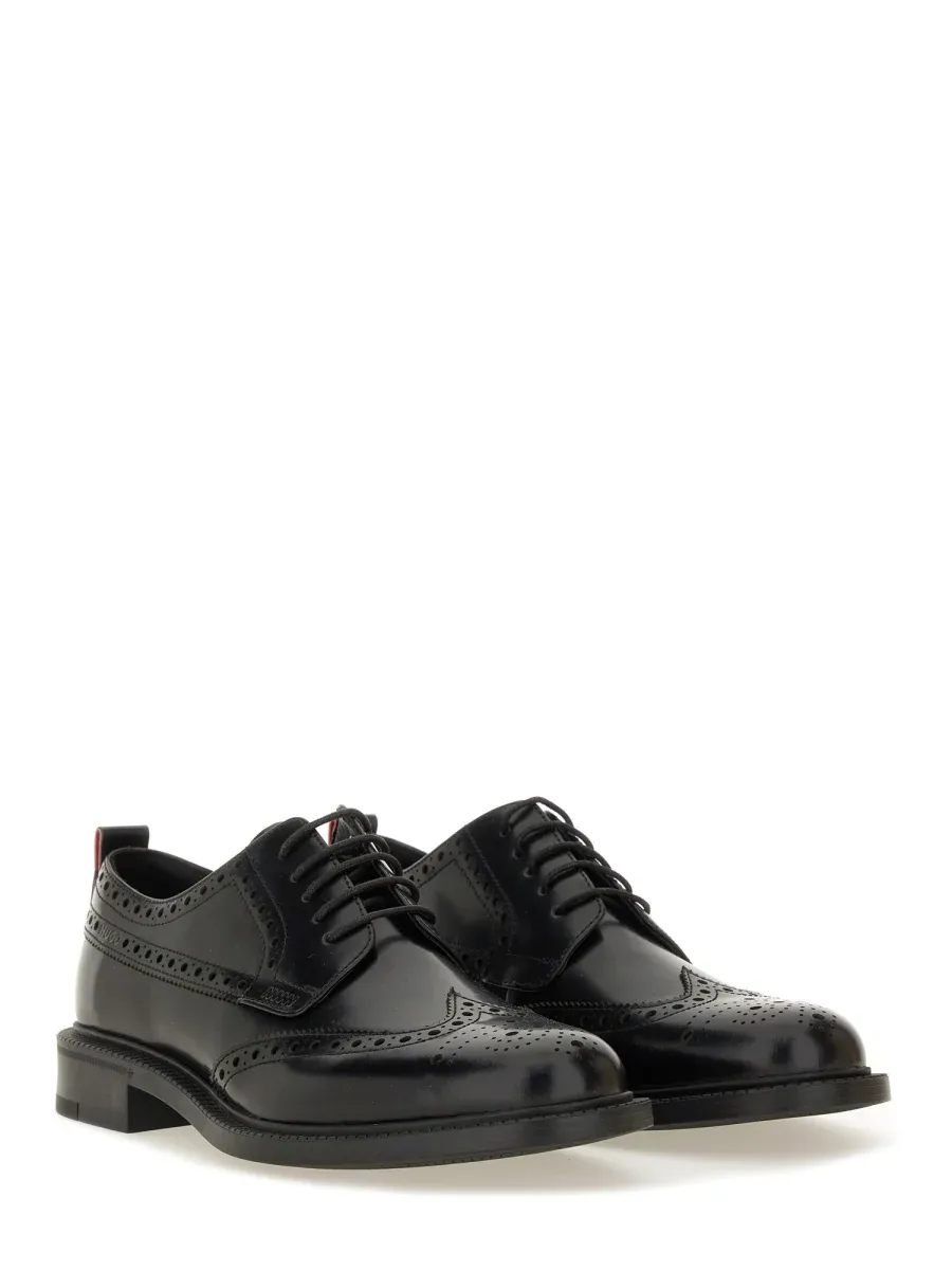 Leather Derby Loafer by HUGO