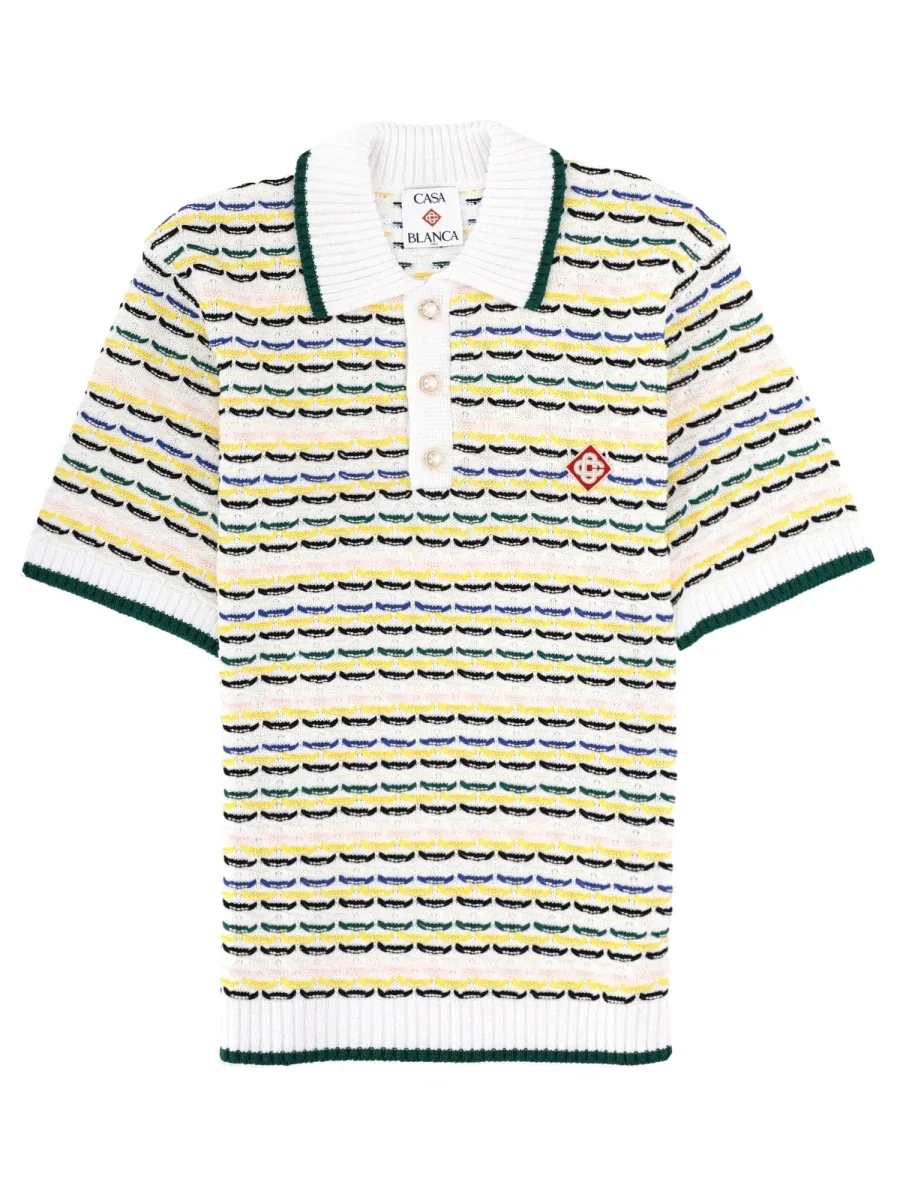 Knitted Cotton Polo by Casablanca