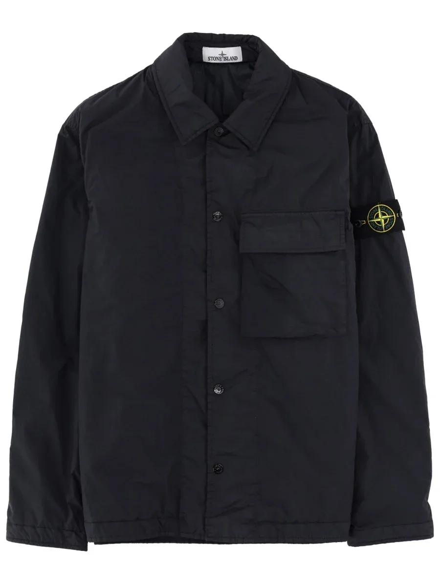 Padded Polyamide Overshirt by Stone Island