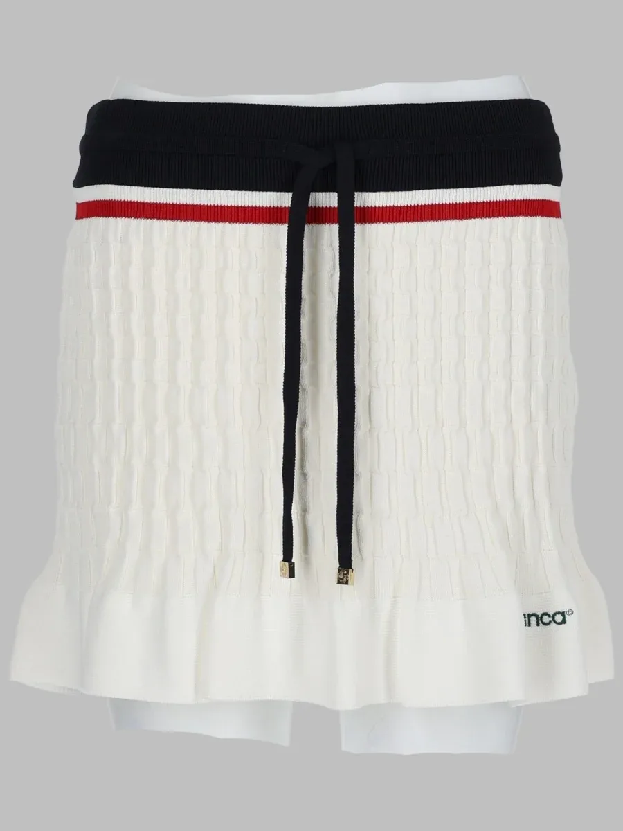 Knit Tennis Mini Skirt by Casablanca