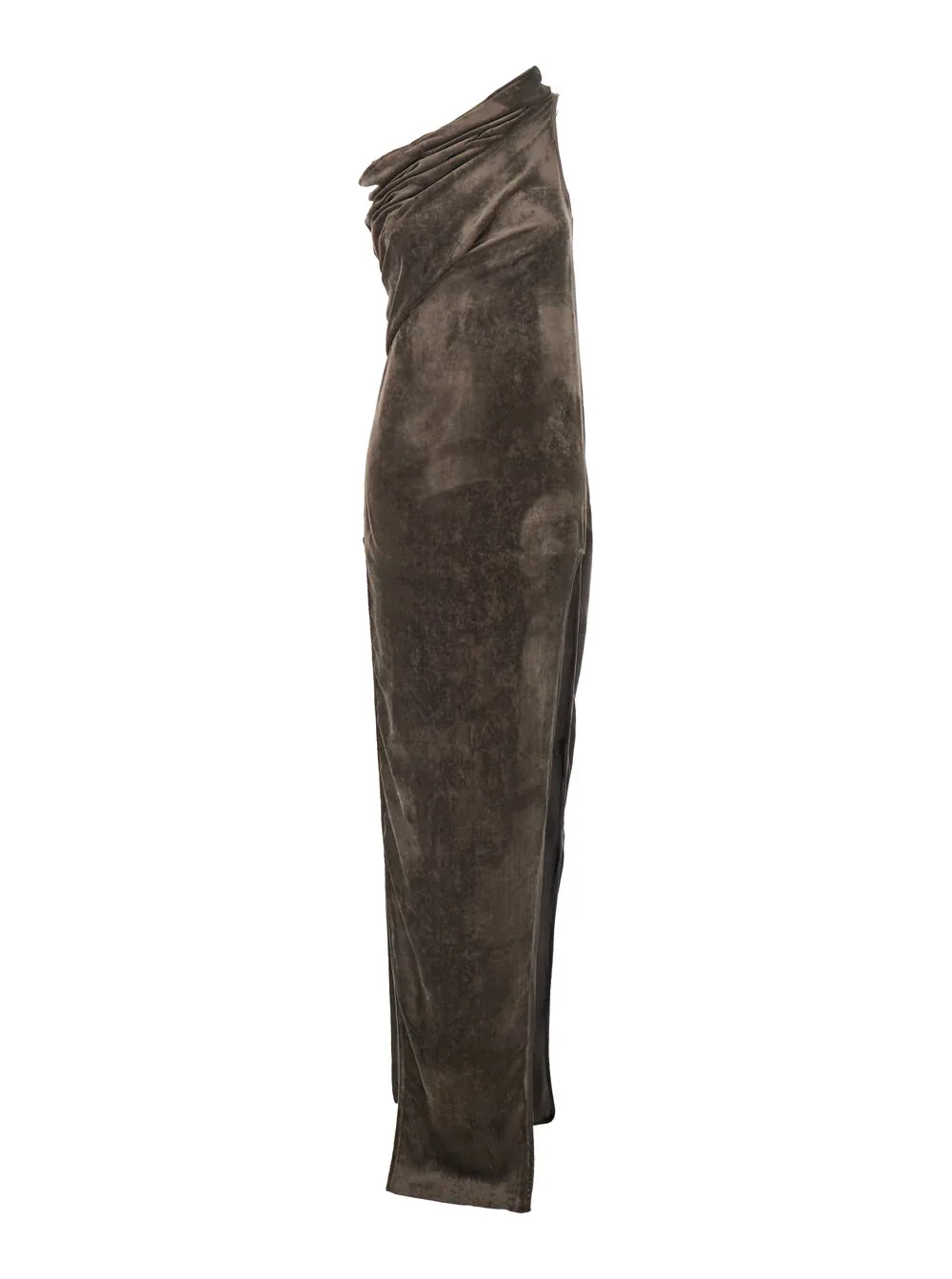 Asymmetric Viscose Dress by Rick Owens