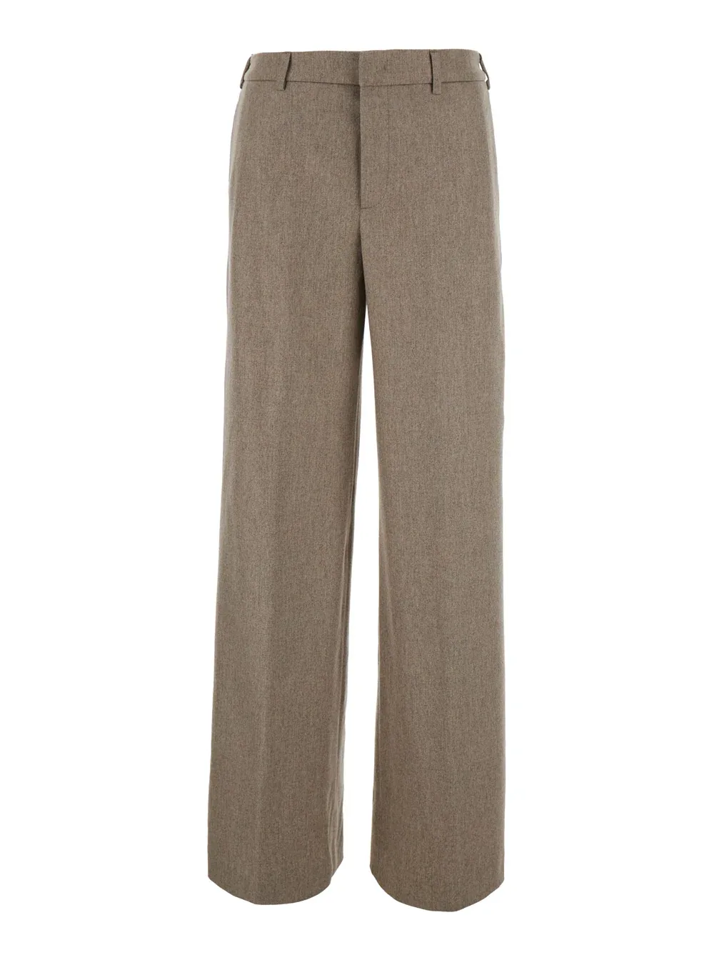 Wool-Cashmere High-Waist Trousers by Pt Torino