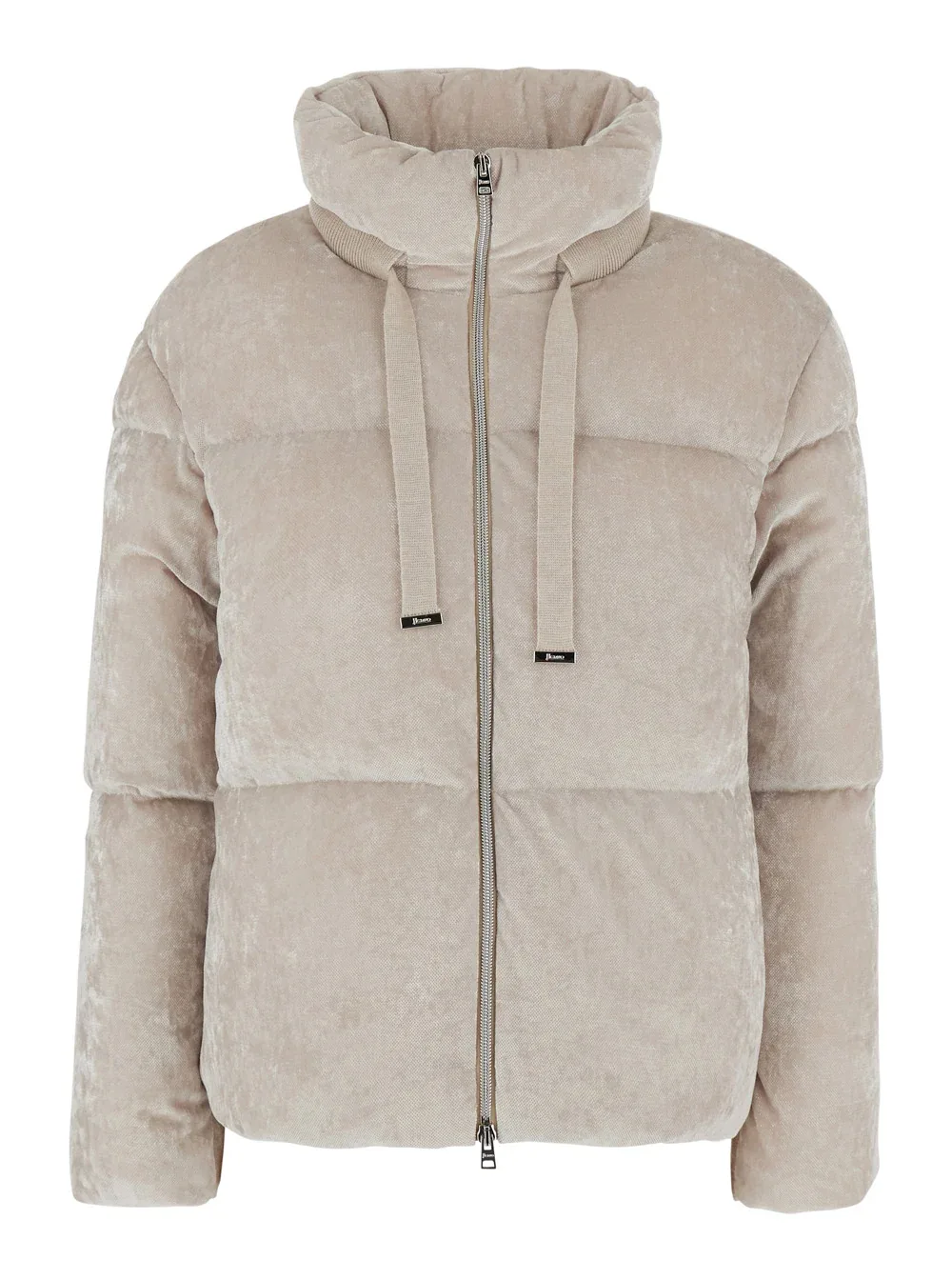 Velvet-Effect Down Jacket by Herno