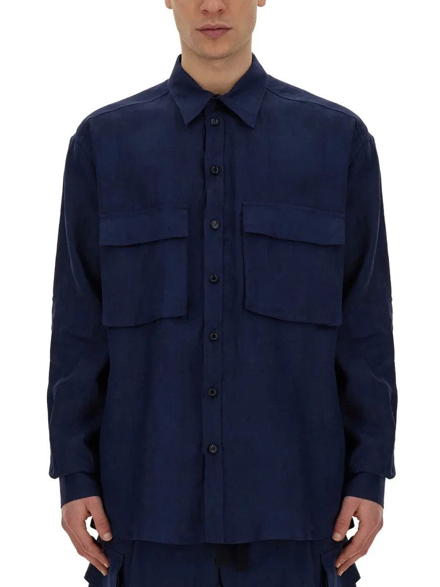 Linen Oversized Shirt by Dolce & Gabbana