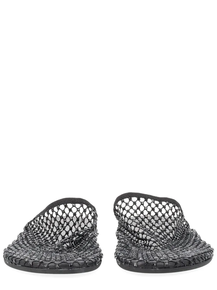 Rhinestone-Embellished Mule by Alysi