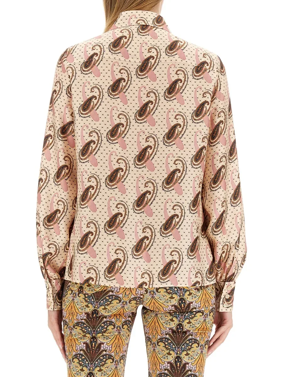 Paisley Print Silk Shirt by ETRO