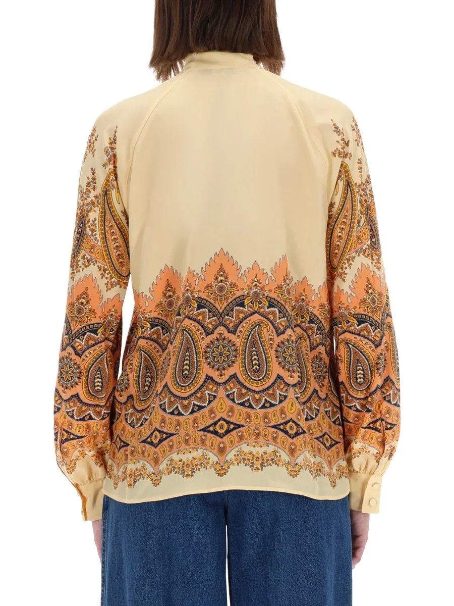 Printed Silk Blouse by ETRO