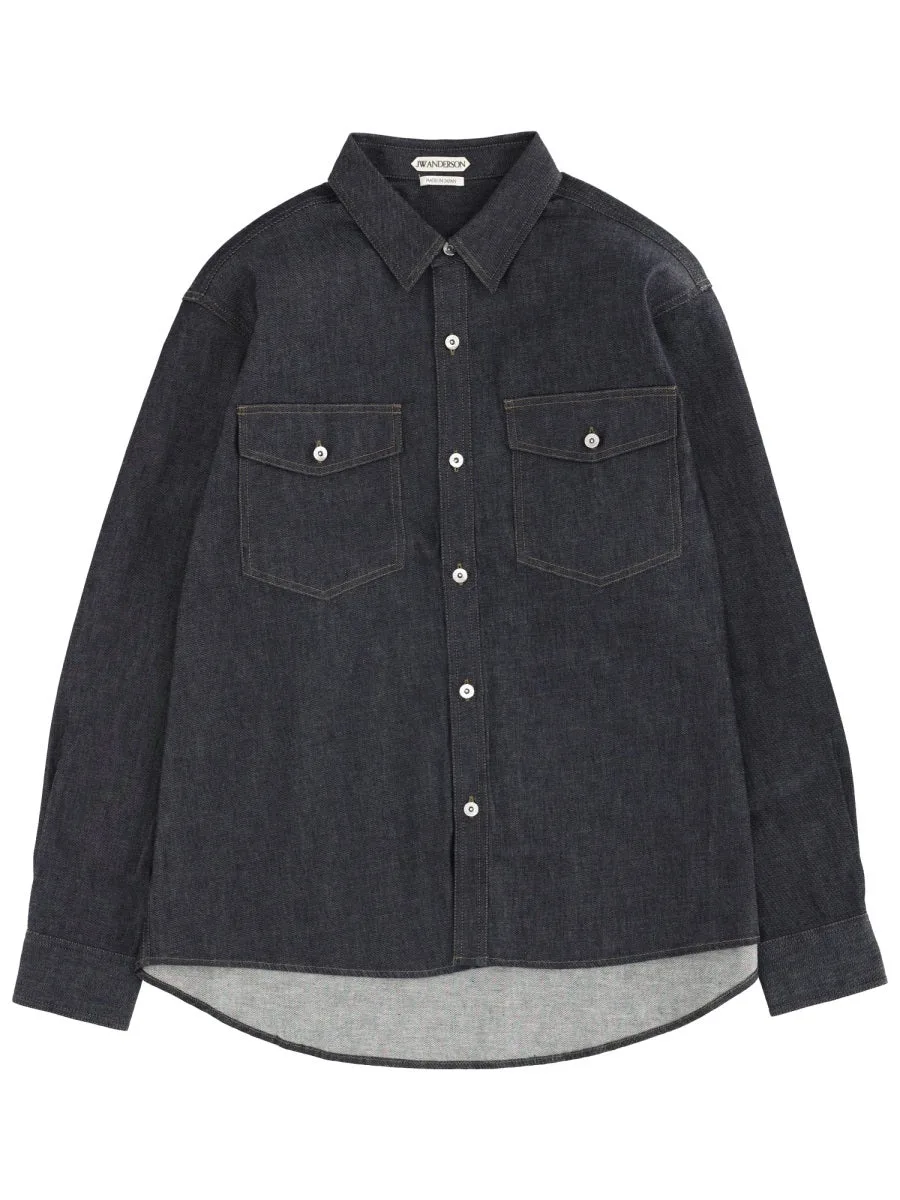 Oversized Denim Shirt by JW Anderson