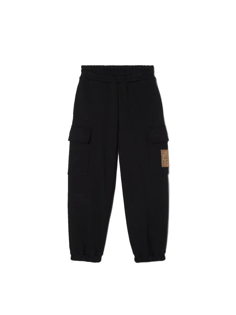 Embroidered Cotton Joggers by Fendi
