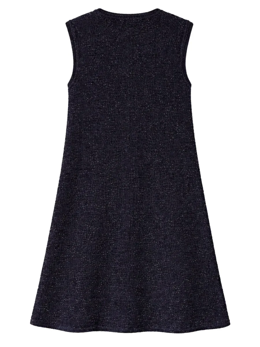 Sequin-Embellished Cotton Mini Dress by Fabiana Filippi