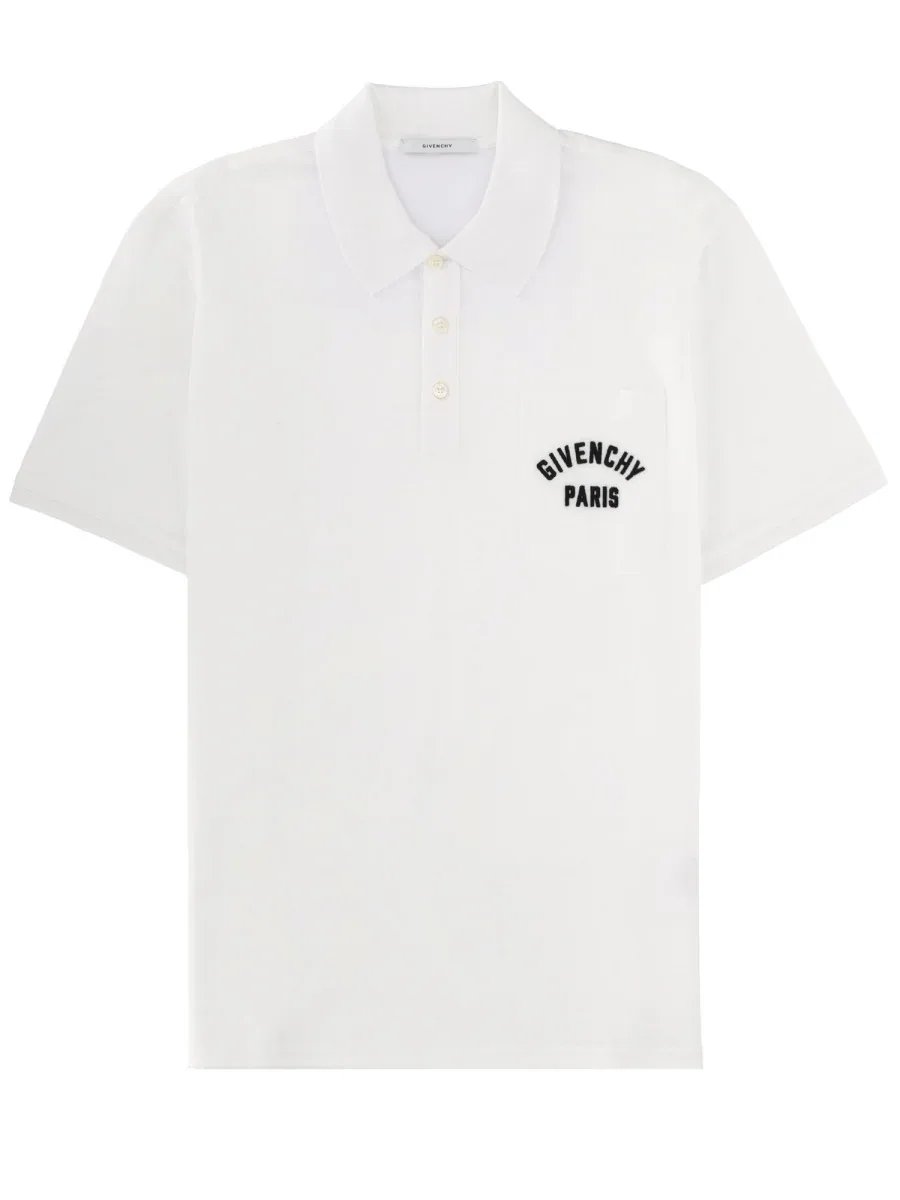 Logo Cotton Polo by Givenchy