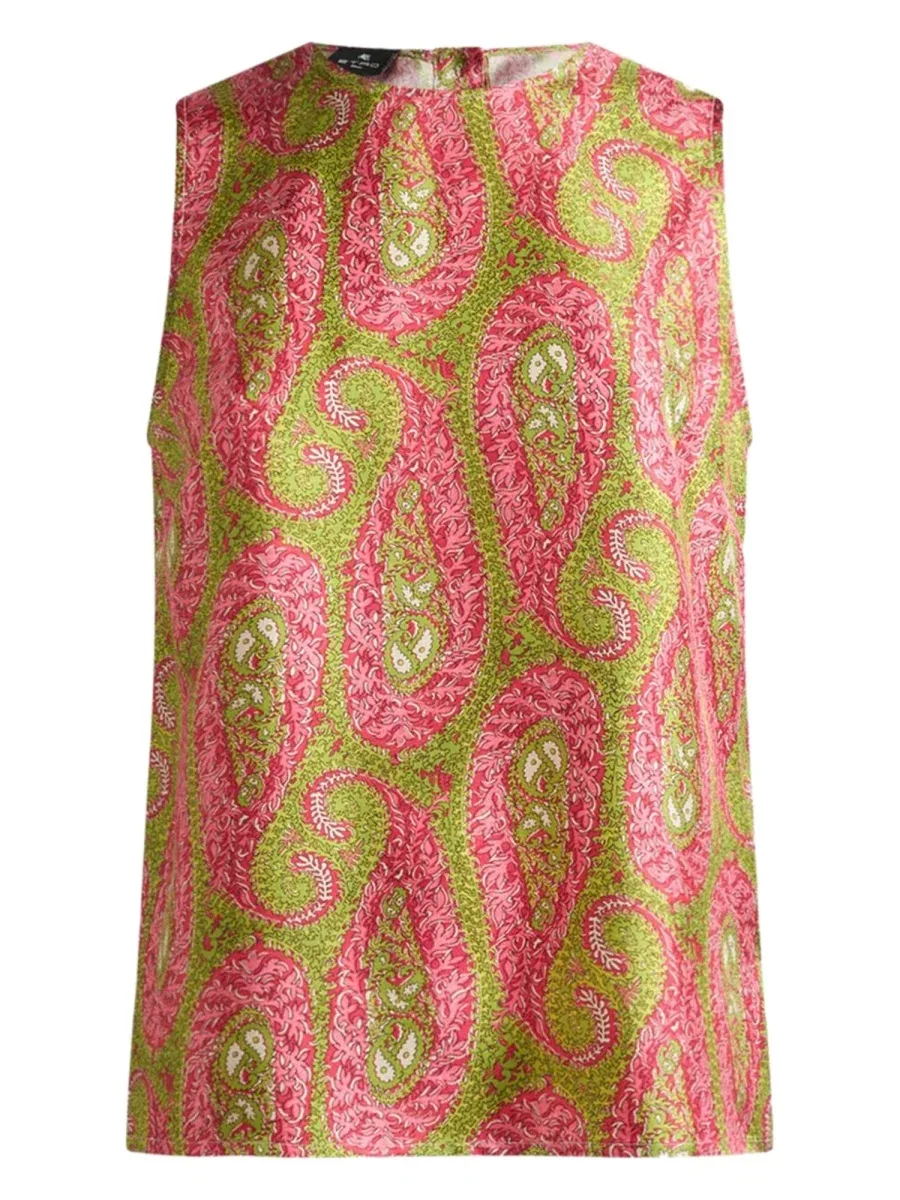 Paisley Foliage Print Shirt by ETRO