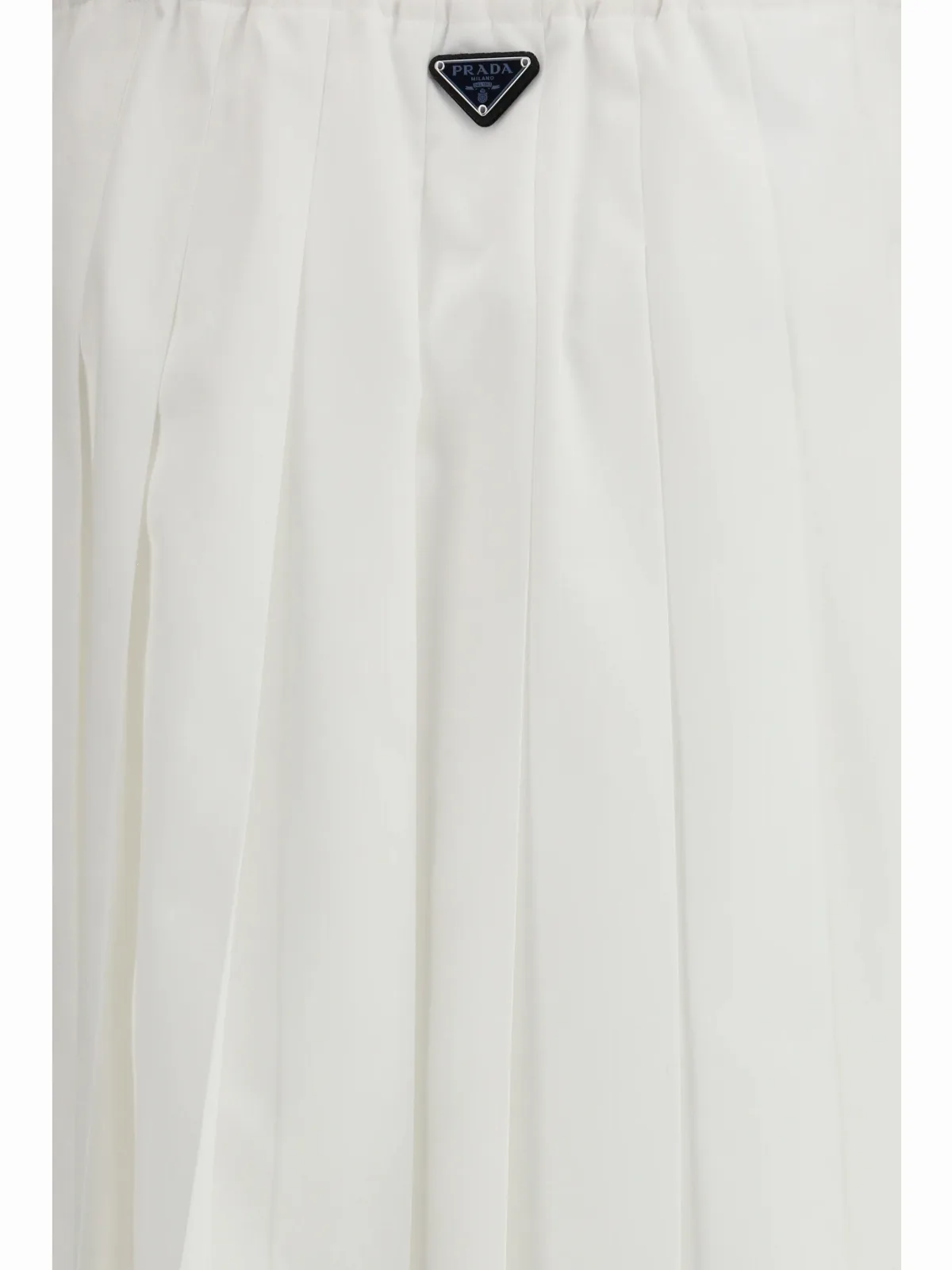 Pleated Jersey Skirt by Prada