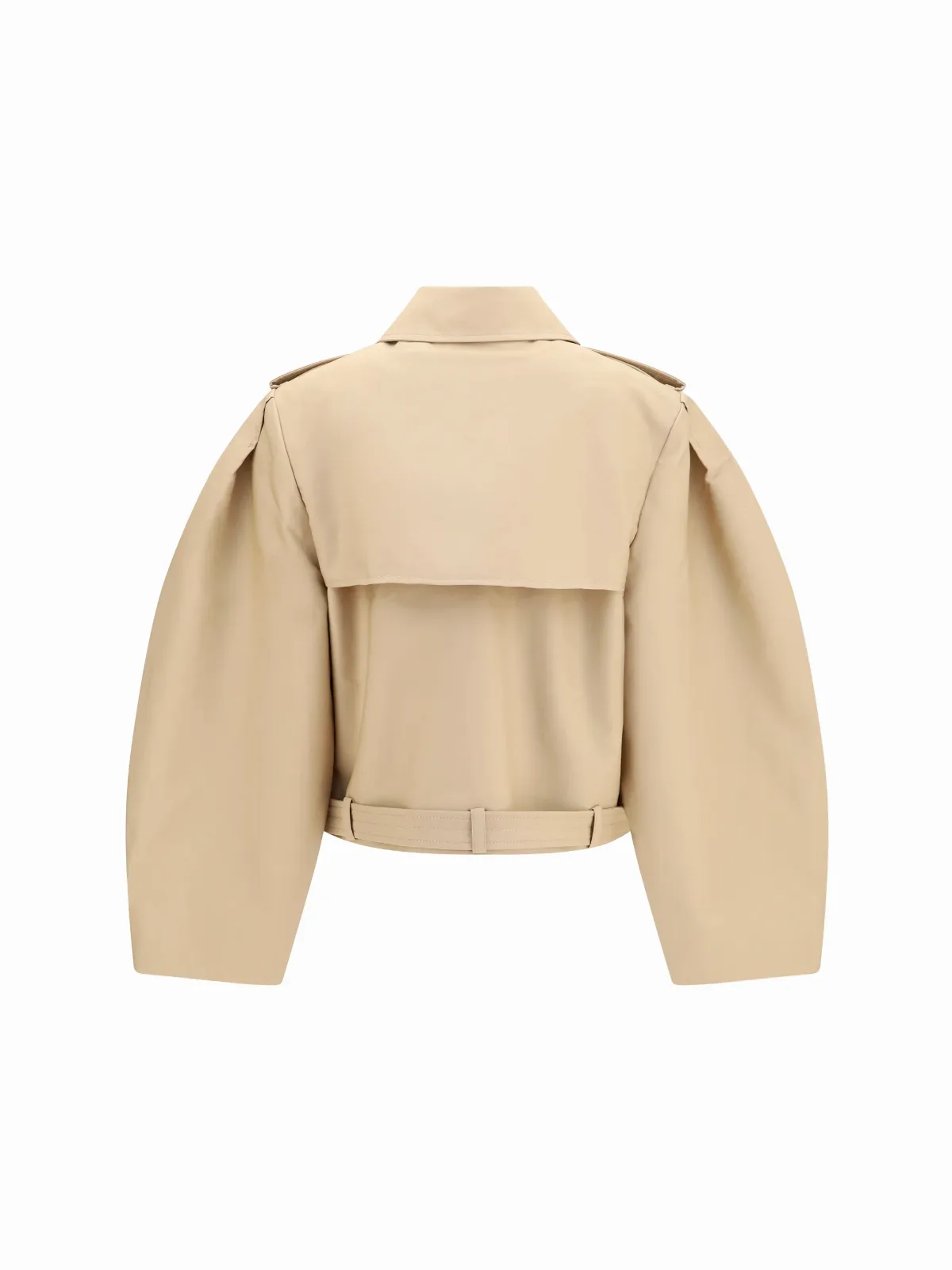 Double-Breasted Belted Jacket by Ganni