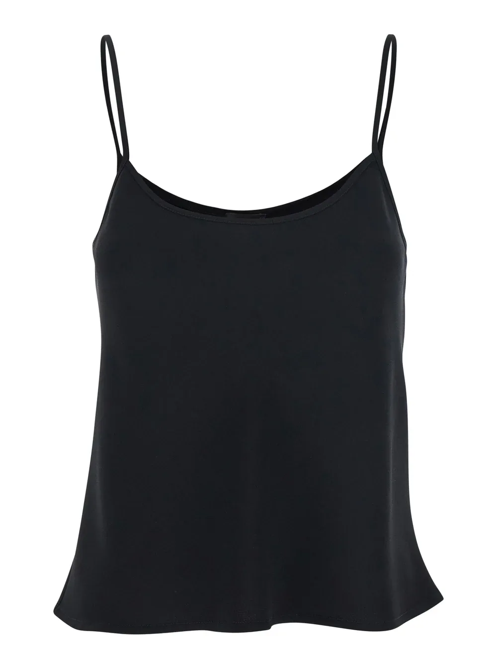 Satin Spaghetti Strap Tank Top by Leplain