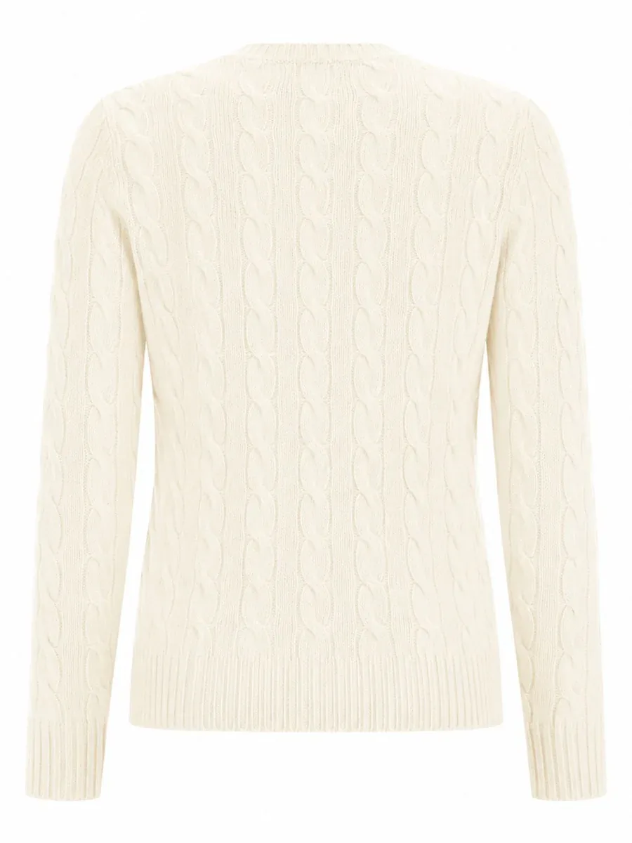 Cable-Knit Wool-Cashmere Sweater by Polo Ralph Lauren
