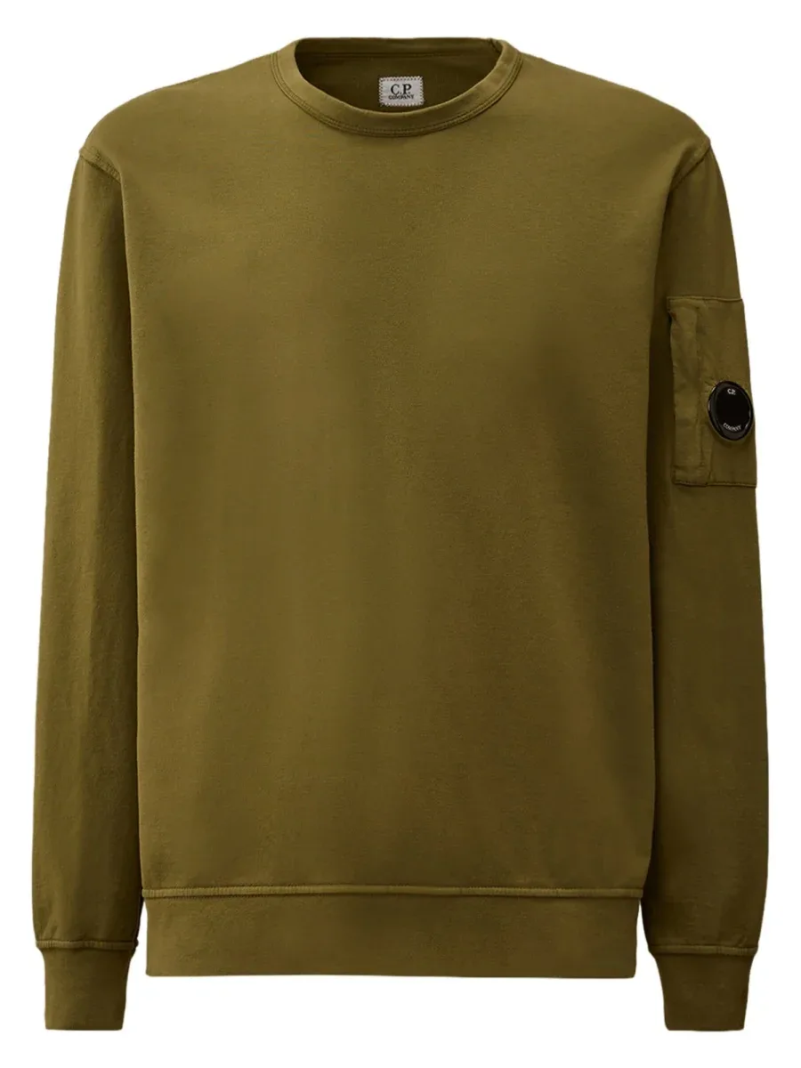 Cotton Logo Patch Sweatshirt by C.P. Company