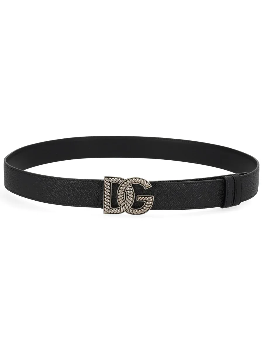 Leather Belt by Dolce & Gabbana