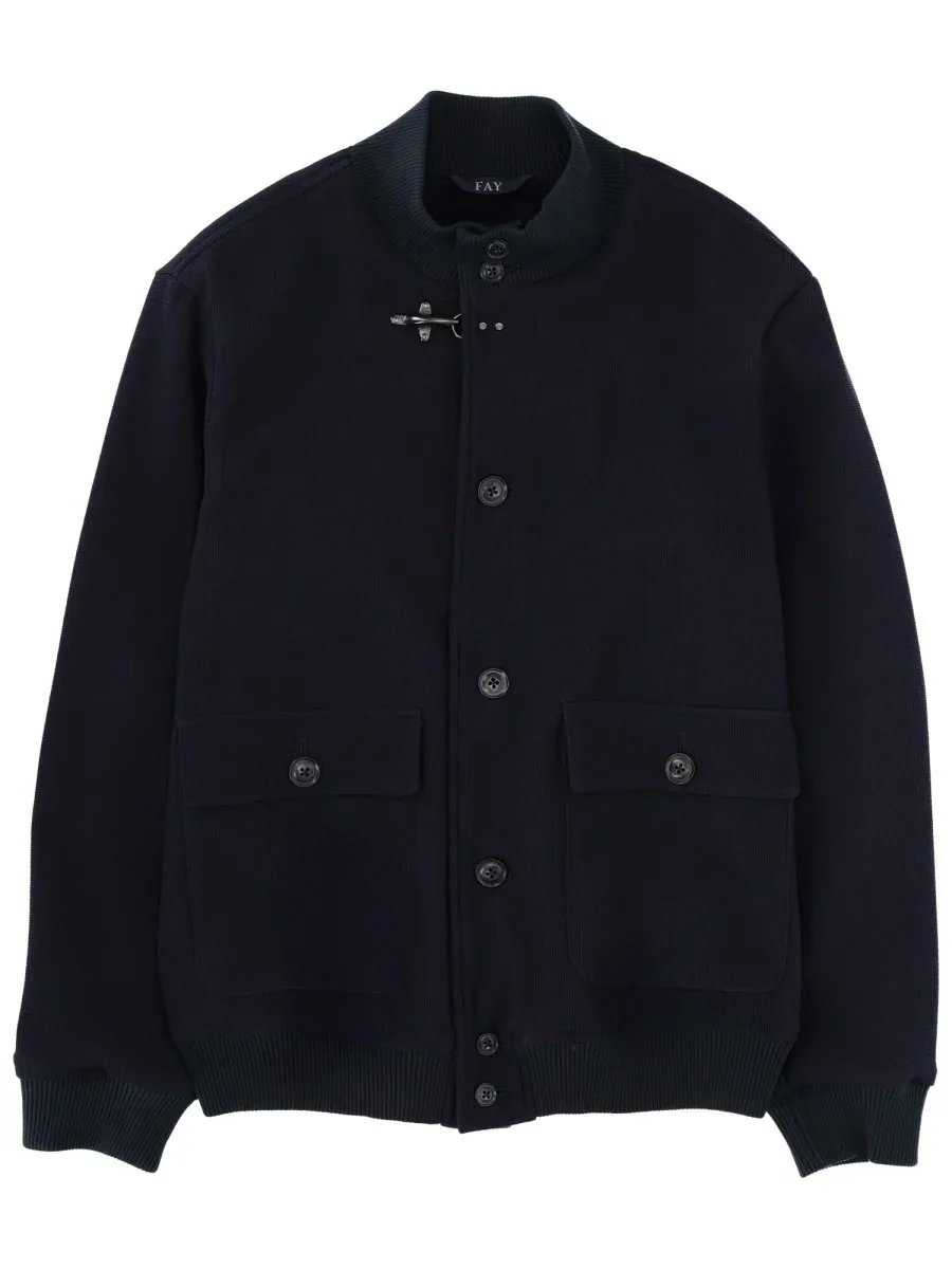 Virgin Wool Jacket by Fay