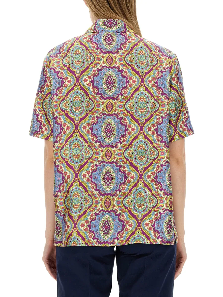 Printed Silk Shirt by ETRO